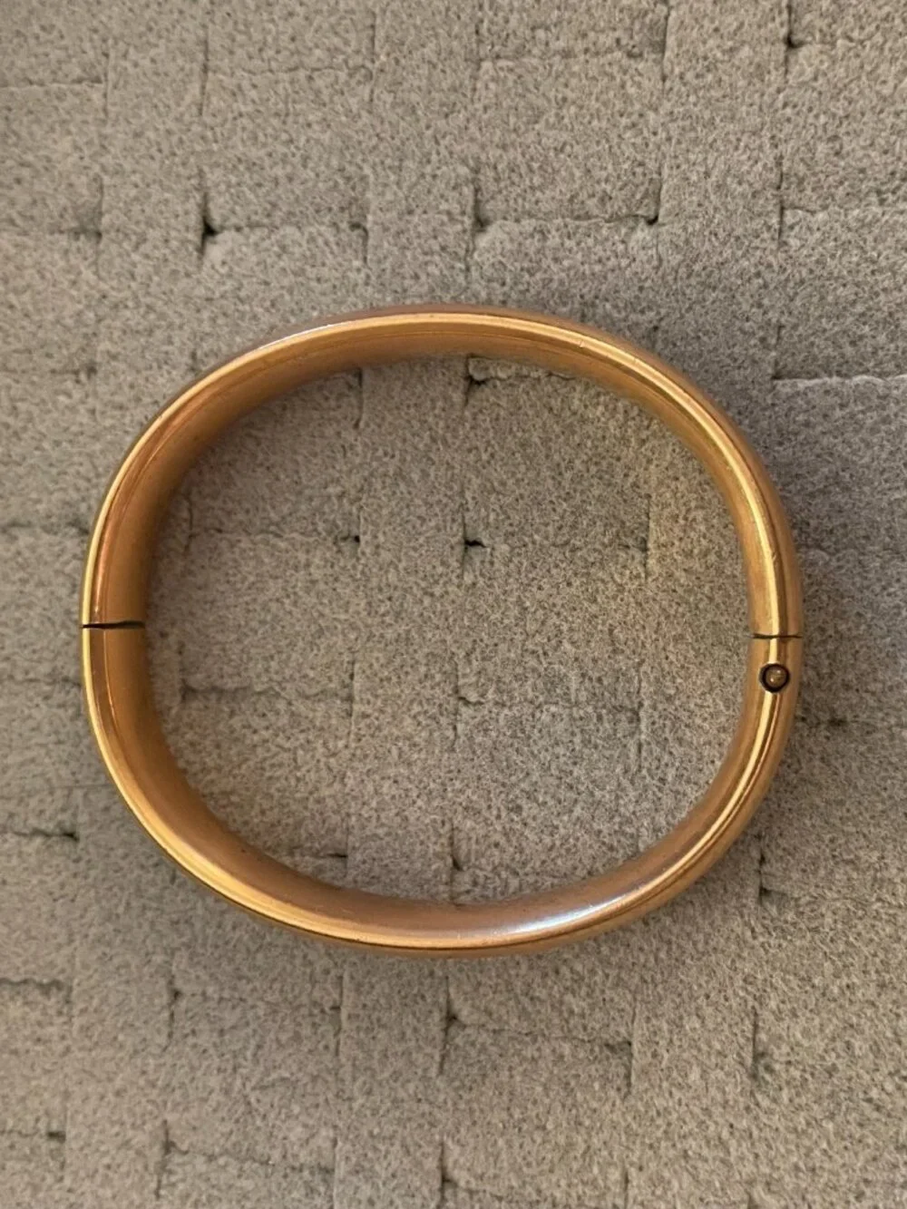Vintage Gold Bracelet 1/20 12k Etched 23 grams Bangle 1940s Deco Mid Century